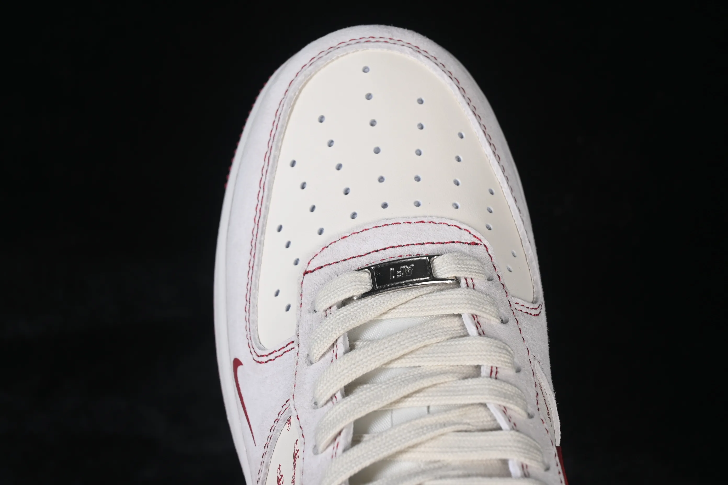 All categories Nk Air Force 1 Air Force series Nk Air Force 1 Low Air Force low-top Nike Air Force 1'07 Low Year of the Horse limited edition red and white contrast Air Force 1 low-top casual sneakers JP2026-133
